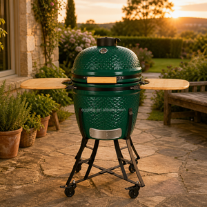 <span class=keywords><strong>Barbecue</strong></span> <span class=keywords><strong>Kamado</strong></span> en céramique verte SEB de 21 pouces, vente en gros d'usine, fumoir au charbon de bois, certifié CE LFGB, approvisionnement direct usine - Product Image 1