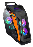 New Computer Gaming Case M-Atx Mid Tower Computer Gaming Pc Case Custom with Glass Customization New Design