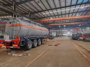 Camion-citerne de transport de carburant, semi-remorque de 40 000 L pour produits chimiques, diesel et huiles liquides corrosives - Product Image 4
