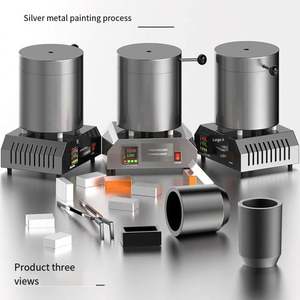 Petit four de fusion à induction en graphite pour l'or, l'argent et le cuivre, kit de four de fusion électrique pour l'or - Product Image 3