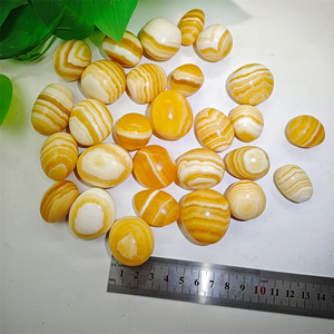 All'ingrosso pietre cadute di <span class=keywords><strong>Calcite</strong></span> arancione cristalli caduti pietre per la meditazione - Product Image 3