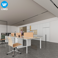 Table de travail modulaire ergonomique LIWEI en bois, bureau de bureau avec design écologique réglable pour bureau moderne