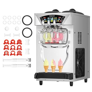 Máquina <span class=keywords><strong>de</strong></span> Helado Suave Comercial <span class=keywords><strong>de</strong></span> 3 Cabezales, 2000W, <span class=keywords><strong>de</strong></span> Mostrador, con Pantalla Digital, Tanque <span class=keywords><strong>de</strong></span> 1.6 Galones, Acero Inoxidable, Fruit Energy Star - Product Image 2