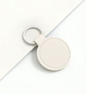 Round Pu Leather Keychains Blanks <b>Rings</b> Diy Craft Colorful <b>Key</b> Fob Kit for Purse - Product Image 6