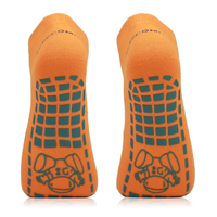 Chaussettes de trampoline antidérapantes à la cheville, personnalisées en gros, pour le saut sur trampoline