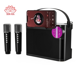 เครื่องคาราโอเกะสำหรับงานปาร์ตี้ที่บ้าน รุ่น A925 ลำโพงบลูทูธพกพาพร้อมไมโครโฟนคู่ ขายส่ง - Product Image 2