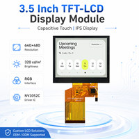 Module d'affichage LCD TFT personnalisé pour IHM industrielle, 3,5 pouces, 640x480, interface RVB, écran tactile capacitif NV3052C