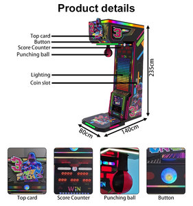 เครื่องเกมอาร์เคดหยอดเหรียญซูเปอร์ฮีโร่ บ็อกซิ่ง ต่อยมวย ทดสอบความแข็งแรง เกมต่อยมวยสุดมันส์ สนุกสุดเหวี่ยง - Product Image 6