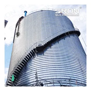 Steel Fly Ash Silo Cement Silo Spiral Silo For Sale