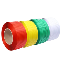 Cinta de Embalaje de PP de Alta Calidad, 12mm-13mm de Ancho, 0.5mm-0.9mm de Grosor, para Cajas de Cartón, Paletización, Logística y Embalaje