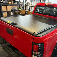 Couverture de benne de pick-up en aluminium, couverture de benne rétractable, couverture de benne à enroulement manuel pour accessoires GMC Sierra 1500