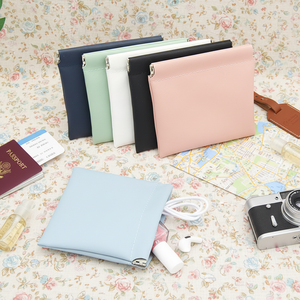 <span class=keywords><strong>Porte</strong></span>-monnaie <span class=keywords><strong>de</strong></span> voyage, petit sac carré en PU, durable, pliable, commerce transfrontalier, Japon, Corée, sac à shrapnel, <span class=keywords><strong>porte</strong></span>-serviettes hygiéniques - Product Image 1