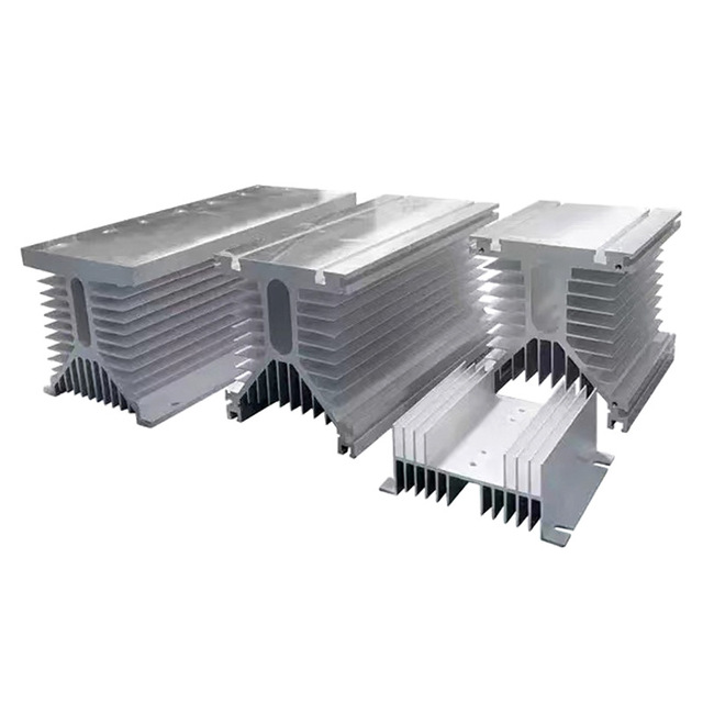 High Precision Anodized Heatsink Extrusion Aluminum Extruded Profile Power Supply Inverter Aluminum Heat Sink