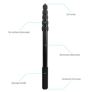 Tùy chỉnh chuyên nghiệp <span class=keywords><strong>selfie</strong></span> thanh <span class=keywords><strong>Monopod</strong></span> với đa chức năng linh hoạt có thể thu vào mở rộng sống ổn định đứng Gimbal cực - Product Image 6