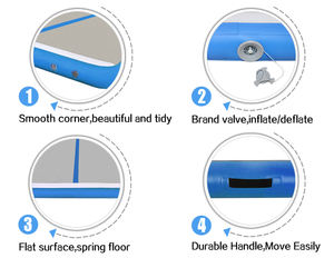 15m de voie d'<span class=keywords><strong>air</strong></span> de tapis En Gros Tapis de Piste D'<span class=keywords><strong>air</strong></span> De Gymnastique À La Maison Tapis de Voie D'<span class=keywords><strong>air</strong></span> Gonflable Pour Le Gymnase - Product Image 4