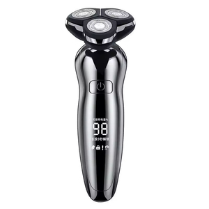 Nueva mini afeitadora eléctrica inteligente recargable con tres cuchillas y función de lavado digital para afeitado facial - Product Image 4