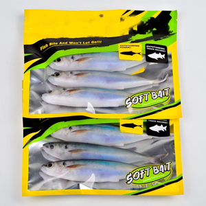 Leurre de pêche artificiel souple en plastique 14,5 cm 33,3 g sans plomb, inversé, sans hameçons pour la pêche en mer et en bateau - Product Image 3