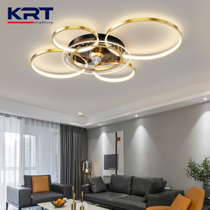 Ventilador de techo con Control remoto, <span class=keywords><strong>2022</strong></span>, atenuación continua, luz cerrada con hoja Invisible integrada - Product Image 4