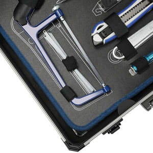 GOODKING Estuche rígido de aluminio de gama alta 124 piezas con maletín de transporte y maleta para herramientas de transporte 11241 - Product Image 5