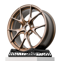 Rines de Aleación de Aluminio Forjado en Bronce Rojo para Autos, Elegantes, de 18, 19 y 20 Pulgadas, 5x112 5x114.3, Ligeros, para Carreras, para BMW