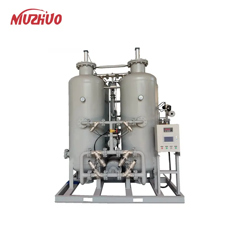 NUZHUO 99.999% High Purity Nitrogen Generator Plant PLC Controlled System Nitrogen Production Plant