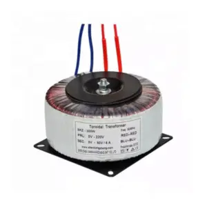 Transformer Toroidal untuk Amplifier Audio 3000va Transformer Toroidal Daya Tinggi 12 0 12 5amp Transformer