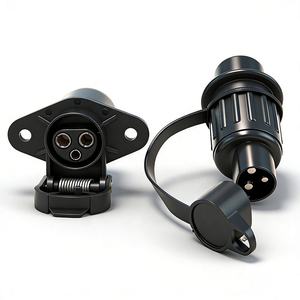 Conector de Remolque de 3 Pines, Enchufe y Tomacorriente, 3 Vías DIN 9680, Accesorios para Remolques, Piezas para Vehículos Agrícolas - Product Image 2