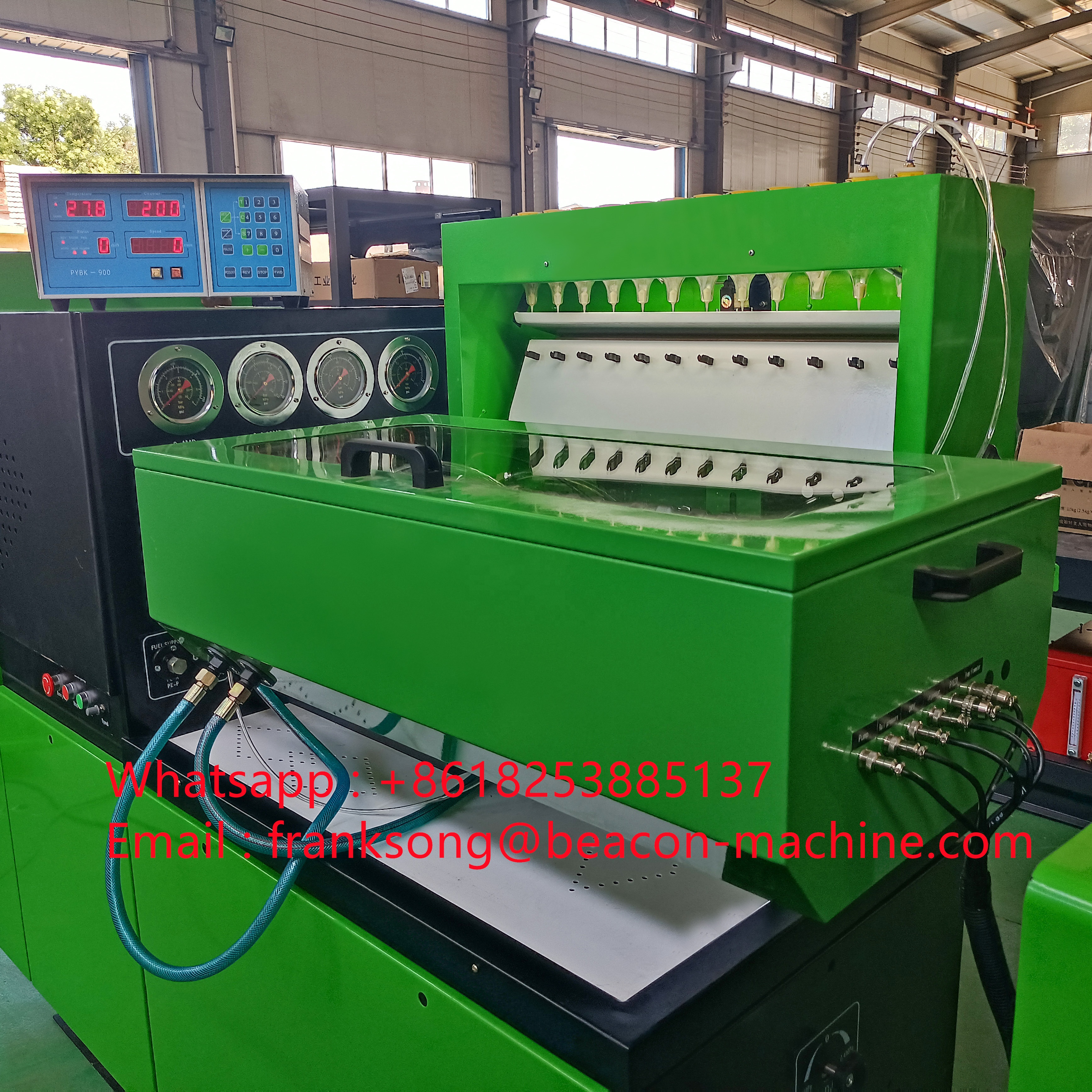 Ghế Thử Bơm Phun Nhiên Liệu Diesel Cơ Học Truyền Thống EURO II 12PSB Với Băng Thử Nghiệm Kim Phun Common Rail CRS600S