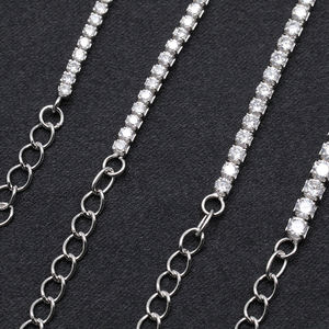 Pulsera de Tenis de Circonita Unisex de Moda al por Mayor de 1.5MM/1.75MM/2MM/2.5MM, Plata de Ley 925 - Product Image 3