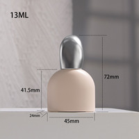 Flacon de vernis à ongles en verre personnalisé unique de luxe fantaisie de 13 ml pour gel UV, conteneur pour nail art