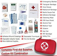 Sac à outils d'urgence avec logo personnalisé, petit sac médical miniature, boîte médicale en plastique, trousse de premiers soins