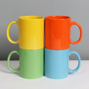 11oz cà phê Mug Màu tráng men Mug, gốm cốc sữa uống cà phê tùy chỉnh màu số lượng lớn đóng gói hiện đại bền vững - Product Image 3
