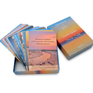 Mazzo di Carte dei Tarocchi Personalizzato di Alta Qualità con Stampa Personalizzata, Guida Spirituale Raffinata, Citazioni Ispiratrici, Carte da Divinazione - Produzione di Fabbrica - Product Image 3