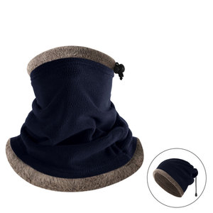 Outdoor Warm Neck Warmer Hat With Drawstring Adjustable Solid Color Windproof Cycling Face Mask Headgear Tactical Headgear - Product Image 2