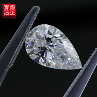 Diamante Cultivado en Laboratorio con Certificación IGI Premium, Corte Pera, CVD HPHT, 1-5 Quilates, VVS-VS, Corte Excelente, Venta al Por Mayor para Joyería