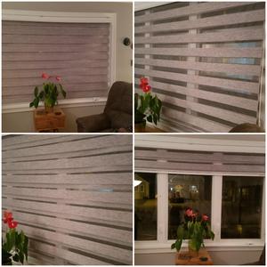 Cortina eléctrica personalizada, tela opaca motorizada, persianas de cebra <span class=keywords><strong>para</strong></span> ventana - Product Image 5