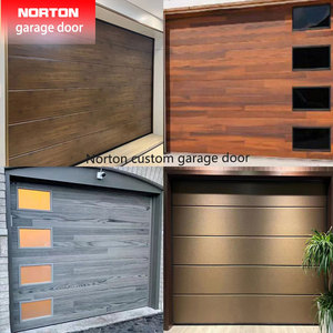 Puerta de garaje <span class=keywords><strong>Porton</strong></span> de arriba seccional automática bastante residencial con puerta de entrada - Product Image 3