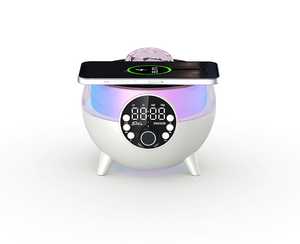 Mini Altavoz Bluetooth ZQS2226, Proyector de Estrellas Nocturnas, Bola Mágica Giratoria a Todo Color, Lámpara de Discoteca, Computadora, Fiesta, Bar, Club, 1 Unidad - Product Image 1