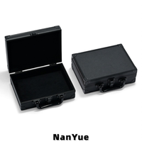 Boîtes de présentation de bijoux portables en aluminium en gros, étuis de rangement de bijoux de voyage vides, logo personnalisé pour les détaillants de bijoux et les expositions