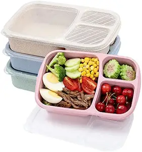批发可重复使用的外卖容器塑料食品盒膳食准备容器成人午餐和儿童便当盒