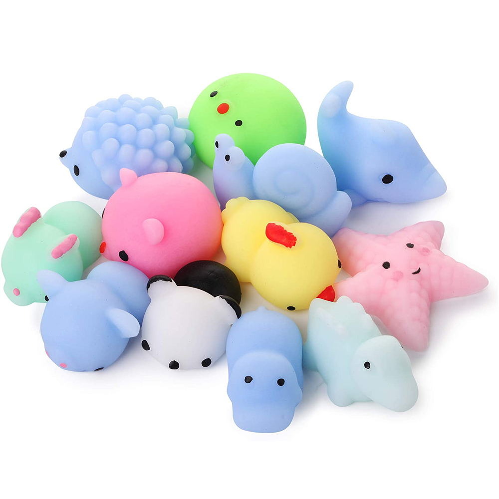 Мини сжимаемые животные для снятия стресса сжимаемые игрушки-фиджеты для вечеринки Подарки для детей Amazon Бестселлер