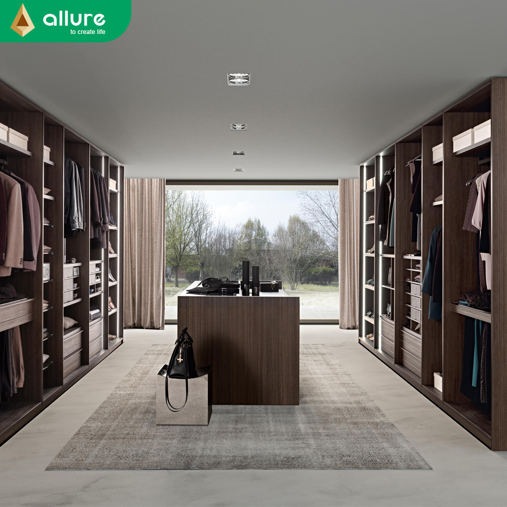 allure中国酒店房间u型开放式推拉门廉价旅馆壁橱衣柜设计旅馆价格