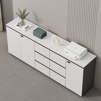 Archivador de Oficina Independiente de Madera Maciza Moderna Shuoran, Diseño Modular, Fácil Montaje, Cerradura con Código, 3 Cajones