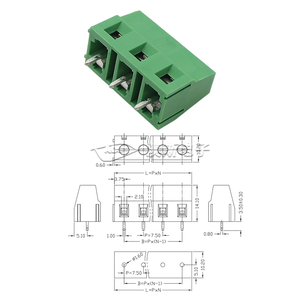 เทอร์มินัลบล็อกแบบสกรูขนาด7.5มม. DG128เทอร์มินัล7.5 <span class=keywords><strong>KF128</strong></span> GMKDS1.5/-7.5ประเภทผลิตภัณฑ์ - Product Image 2