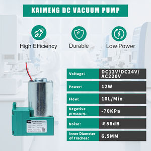 Bomba de Vacío de Diafragma Silenciosa KaiMeng de 12W/24W, Potencia ≤65db, para Equipos de Automatización de Monitoreo de Gases, Belleza y Fisioterapia - Product Image 6