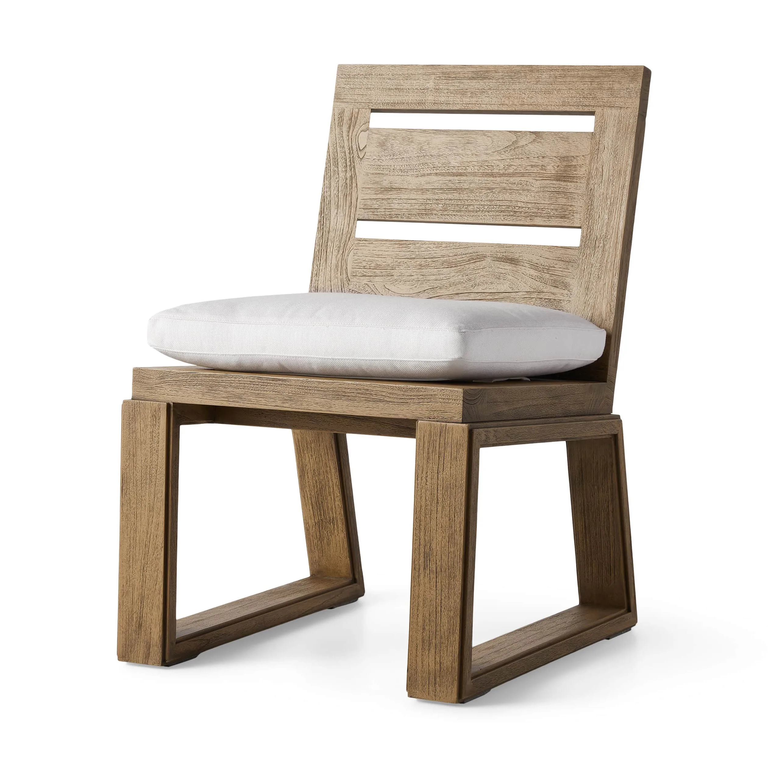 Fashionable outdoor table and chairs high quality modern teak garden furniture dining set