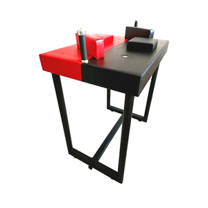 Tavolo Professionale per Allenamento <span class=keywords><strong>di</strong></span> <span class=keywords><strong>Braccio</strong></span> <span class=keywords><strong>di</strong></span> <span class=keywords><strong>Ferro</strong></span>, Attrezzatura da Palestra in <span class=keywords><strong>Ferro</strong></span> e Acciaio Resistente, Nero e Rosso - Product Image 2