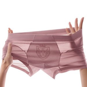 Logo personnalisé Boxer Hommes Ice Silk Nylon Respirant Mesh Slip Couleur Cartoon Imprimé Sport Fitness Hommes Sous-Vêtements Boxer - Product Image 3