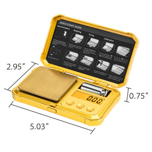 Balança Digital Mini de Bolso em Forma de Brinquedo 100g 200g <span class=keywords><strong>0.01g</strong></span> Balança para Joias e Diamantes - Product Image 1