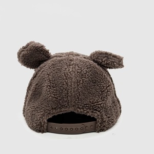 Corduroy Cute <strong>Bear</strong> Ear <strong>Hats</strong> Baseball <strong>Hats</strong> Corduroy Dad <strong>Hat</strong> - Product Image 4